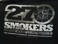 270 T-shirt, Black, Crew Neck, Short Sleeve